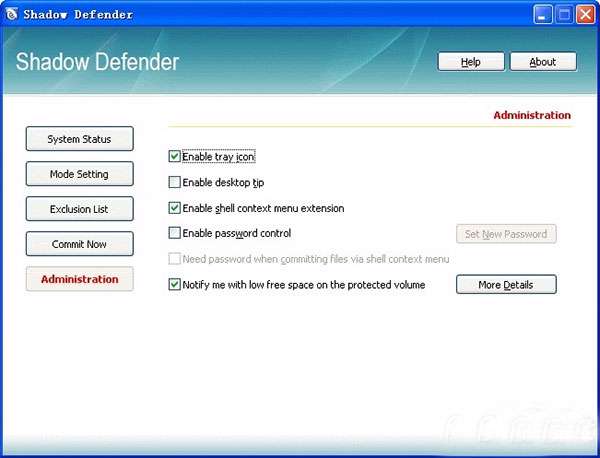 تامین امنیت کامپیوتر، Shadow Defender 1.2.0.370