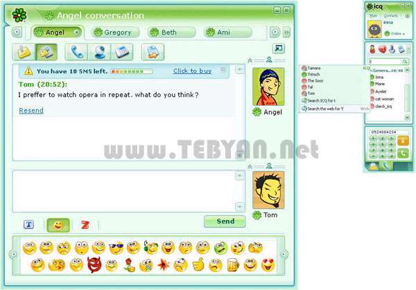 گفتگو و چت اینترنتی، ICQ 8.0 Build 5988 Final