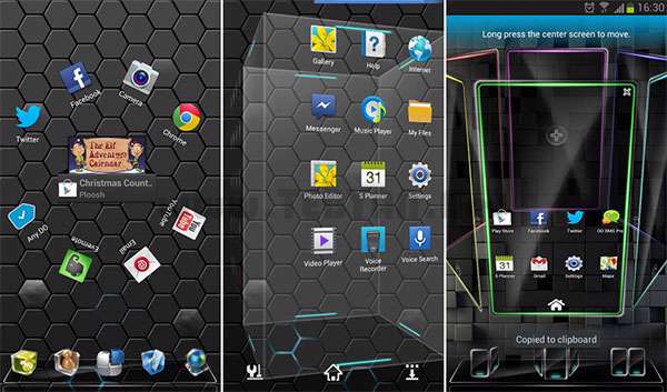 لانچر قدرتمند و سه بعدی نسخه اندورید، Next Launcher 3D v1.18