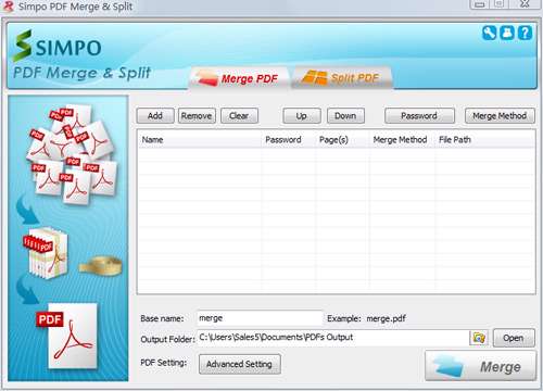 ادغام و جداسازی اسناد پی دی اف، Simpo PDF Merge and Split 2.2.1.0