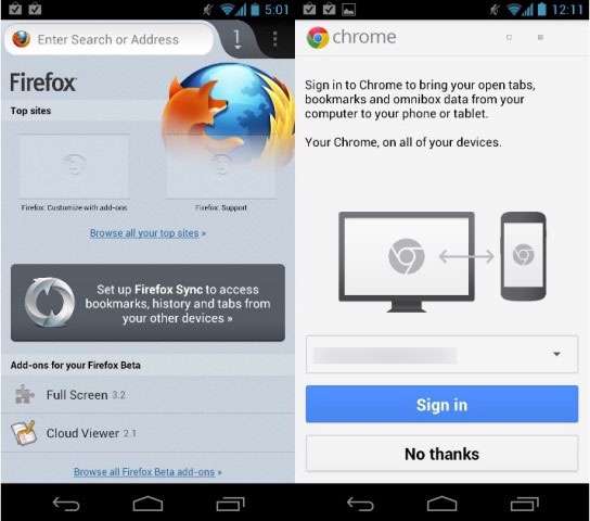 مرورگر فایرفاکس 19 نسخه اندروید، Mozilla Firefox v19.0 For Android