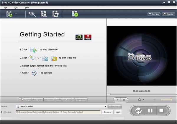 تبدیل فایل های ویدیویی، Bros HD Video Converter 3.2.0.050