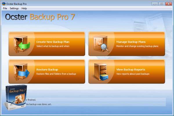 تهیه نسخه پشتیبان از فولدر و فایل های کامپیوتر، Ocster Backup Pro 7.14