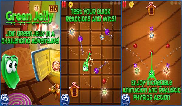 بازی فکری ژله سبز نسخه اندروید، Green Jelly v1.0