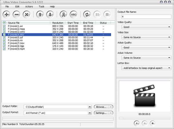 تبدیل کننده فایل های ویدیویی، Aone Ultra Video Converter 5.4.0311