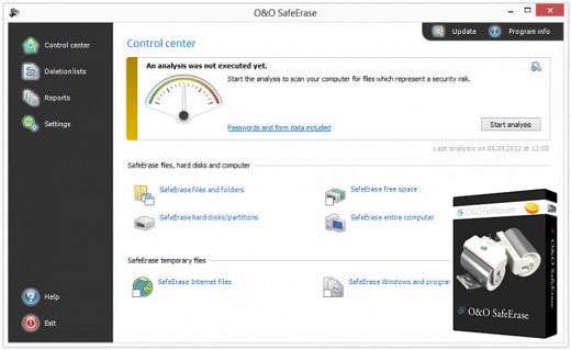 حذف کامل فایل ها از روی هارددیسک، O&O SafeErase Pro 6.0 Build 267