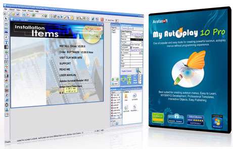طراحی و ساخت حرفه ای اتوران، My Autoplay Professional v10.1 Build 28012013D