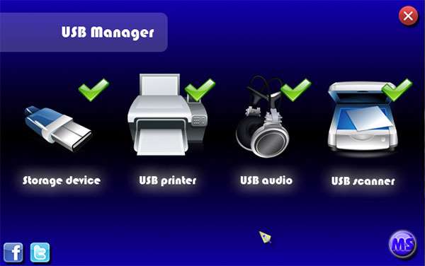 مدیریت پورت های یو اس بی، USB Manager 1.99 Final