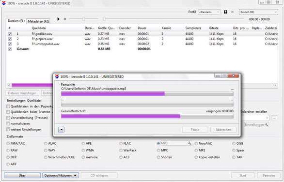 تبدیل کننده قدرتمند فایل های صوتی، XRecode II 1.0.0.201