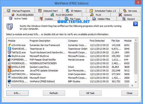 امنیت رایانه در برابر جاسوسی، WinPatrol PLUS 28.0.2013 Final