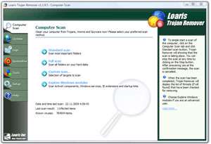 پاکسازی کرم و تروجان از سیستم، Loaris Trojan Remover 1.2.8.3