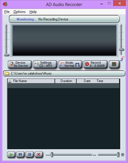 ضبط صدا، Adrosoft AD Audio Recorder 2.3