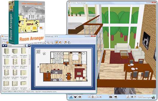 طراحی دکوراسیون منزل + پرتابل، Room Arranger 7.2.3.308