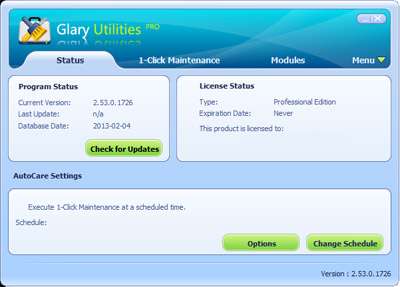 بهینه کننده ویندوز + پرتابل، Glary Utilities Pro 2.55.0.1790