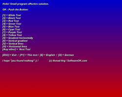 تست پیکسل سوخته مانیتور ال‌سی‌دی، IsMyLcdOK 2.11