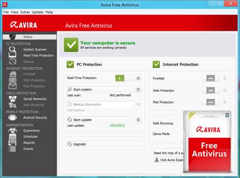 آنتی ویروس رایگان آویرا، Avira Free Antivirus 2013 13.0.0.3499 Final