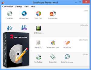 ابزار رایت سبک و قوی + پرتابل، BurnAware Professional 6.3