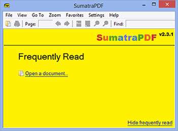 نمایش فایل های PDF + پرتابل، Sumatra PDF 2.3.1 Final