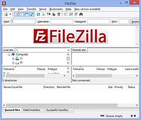 مدیریت و کار با FTP + پرتابل، FileZilla 3.7.1 Final