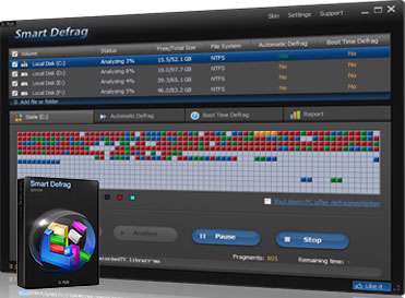 یکپارچه سازی هارد دیسک، IObit SmartDefrag 2.8.0.1209 Final