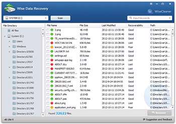 بازیابی اطلاعات از دست رفته + پرتابل، Wise Data Recovery 3.36