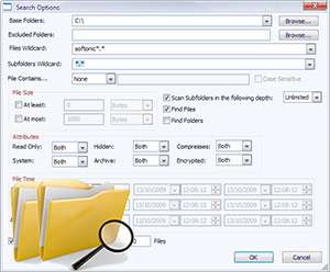 جستجوی سریع فایل ها در ویندوز، SearchMyFiles 2.40