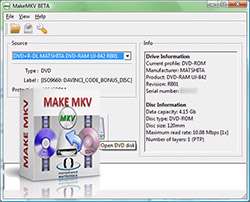 تبدیل فایل های ویدیویی به فرمت ام کی وی، MakeMKV 1.8.3