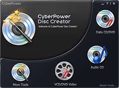 ابزار رایت لوح های فشرده + پرتابل، CyberPower Disc Creator 4.2.5