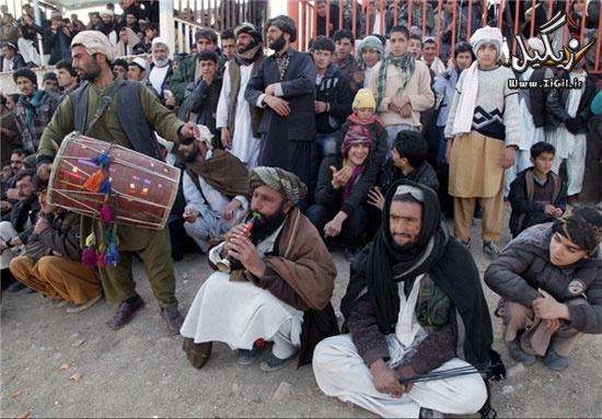 ورزش عجیب و پرطرفدار افغان  ها! +عکس
