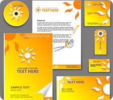 تصاویر وکتور ست اداری، کارت ویزیت، بروشور، سربرگ، سری اول