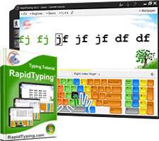 آموزش و تمرین تایپ سریع + پرتابل، RapidTyping 4.6.6