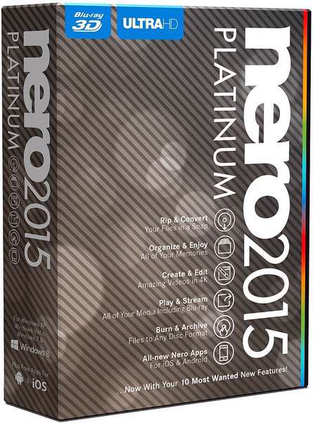 دانلود مجموعه ابزارهای Nero 2015 Platinum 16.0.05000 Final , Nero