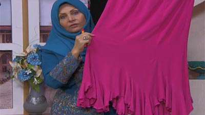 دامن ترک حلزونی