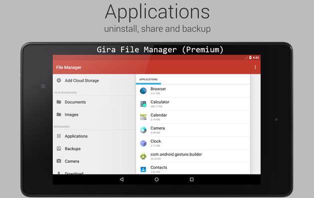 دانلود مدیریت فایل قوی Gira File Manager Premium 1.7.8 برای آندروید