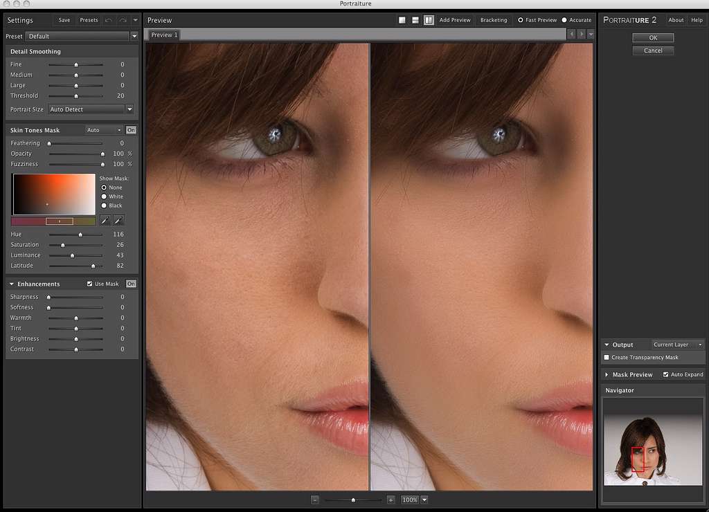 دانلود برنامه رتوش پوست SkinFiner 2.0