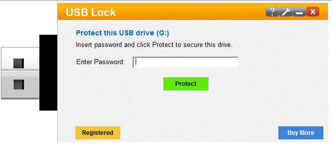 دانلود برنامه رمز گذاری بر روی فلش و رم  USB Lock 1.2.0 