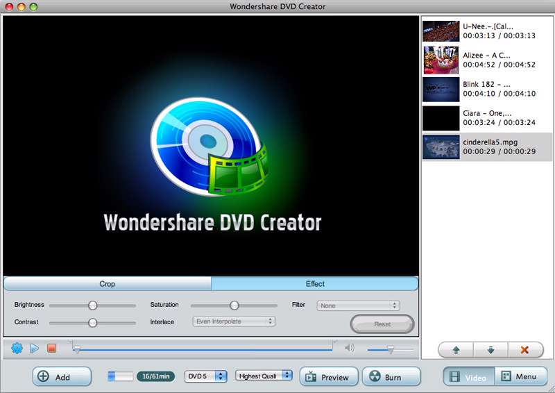 دانلود برنامه ساخت و تبدیلِ Wondershare DVD Creator 4.0.0.13 ، DVD