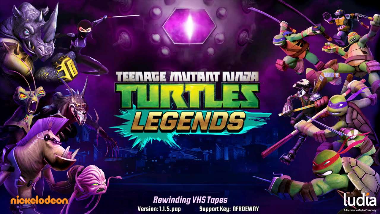 دانلود بازی خوش کیفیت و مهیج ninja turtles legends 1.6.16 برای اندروید