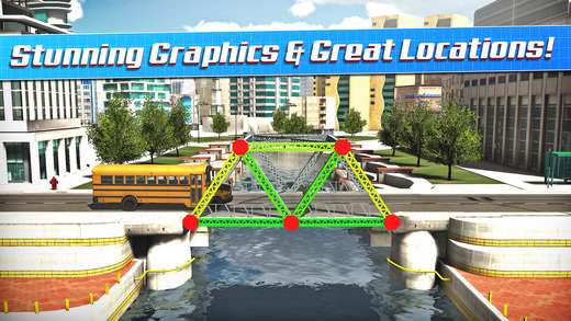 دانلود بازی فکری و جذاب پل سازی Bridge Construction Simulator v1.2.4 برای اندروید