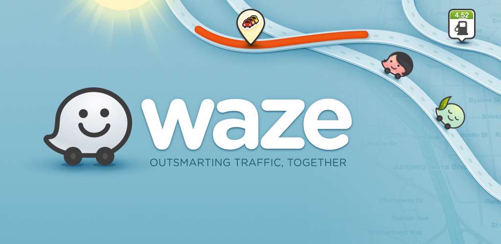 دانلود برنامه نقشه Waze Social GPS Maps Traffic 4.53.0.3 برای اندروید