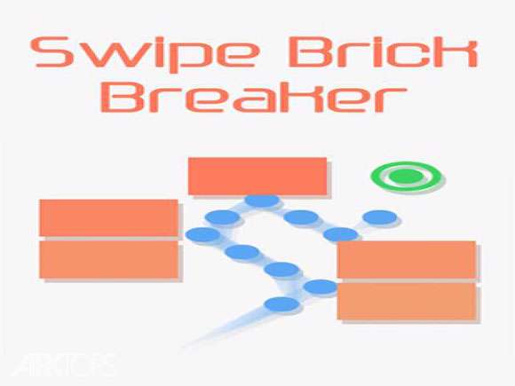دانلود بازی محبوب و معتاد کننده Swipe Brick Breaker 1.3.2 برای اندروید