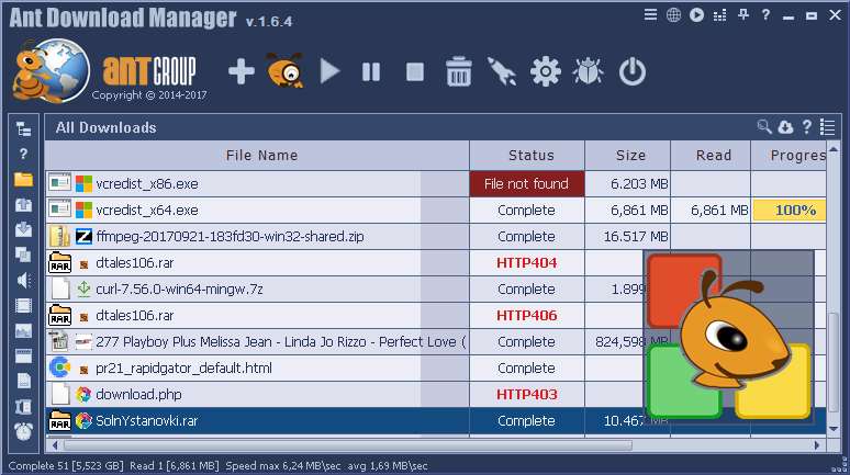 دانلود برنامه مدیریت دانلود مورچه Ant Download Manager Pro 1.7.7 Build 50074