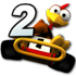 بازی جوجه خروس دیوانه در مسابقات ماشین‌سواری، Moorhuhn Kart 2