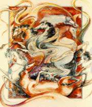 اسب ها اسبها اسبان horses horse  نقاشی علی اصغر تجویدی ali asghar tajvidi painting