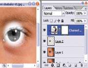 رنگی‌كردن چشم‌ها در فتوشاپ