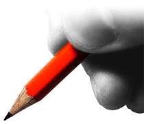 مداد، نوشتن