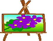 سه پایه ی نقاشی کوچک چوبی