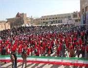 حضور دانش آموزان و فرهنگیان بجنورد در راهپیمایی 22 بهمن امسال غرور آفرین بود
