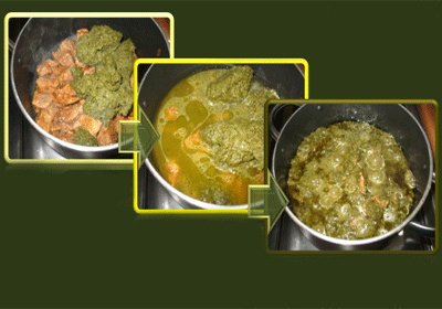 خورش آلو اسفناج