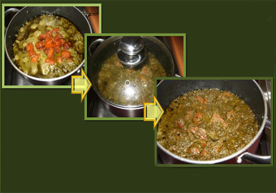 خورش آلو اسفناج